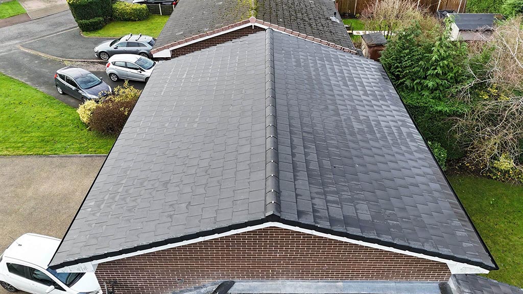 Replacement roofing project by Warrington Roofing Ltd