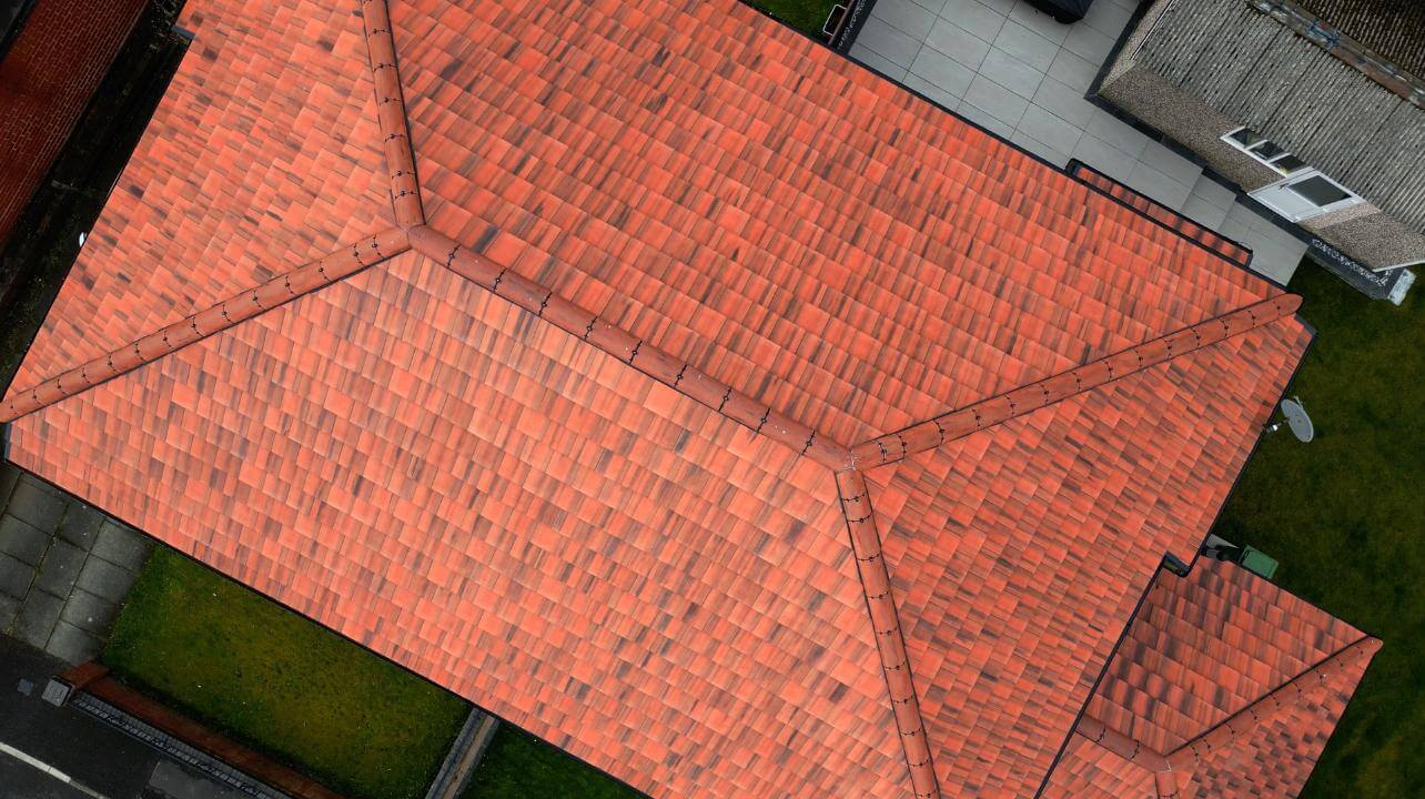 Completed roof repair by Warrington Roofing Ltd