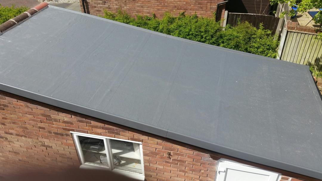 Flat roof roofing project by Warrington Roofing Ltd 3