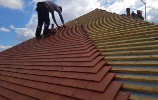 Pitched roof roofing project by Warrington Roofing Ltd 16